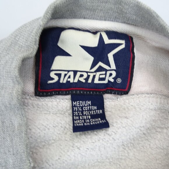 Vintage Starter Green Bay Packers NFL Stitched Gray Sweatshirt M Distressed - Picture 4 of 8